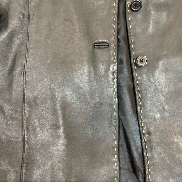 Genuine leather coat - Picture 5 of 10